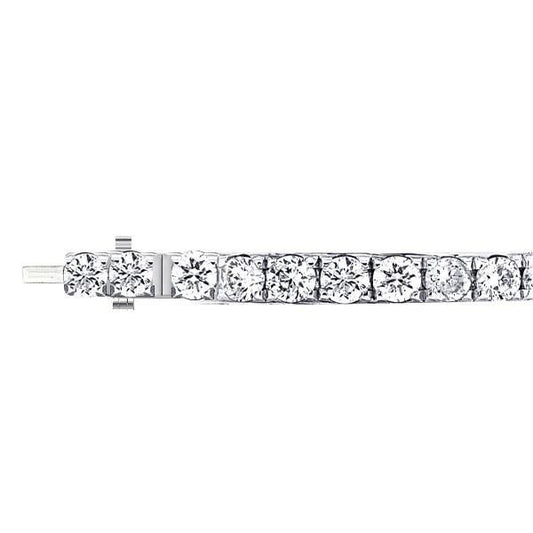 Round Cut Classic Tennis Bracelet